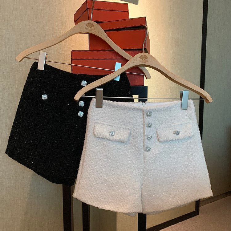 CGS9652-70B 秋冬小香風高腰短褲(2色)