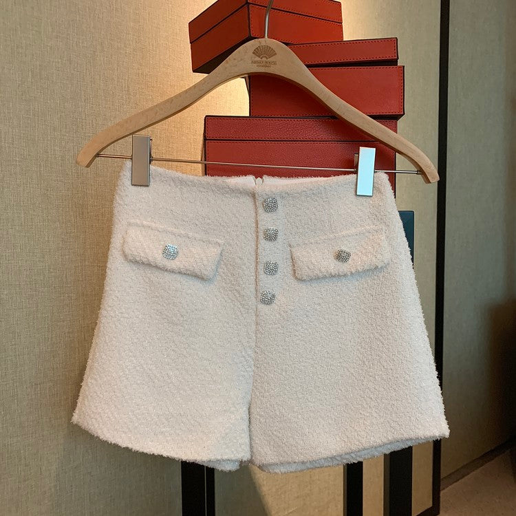 CGS9652-70B 秋冬小香風高腰短褲(2色)