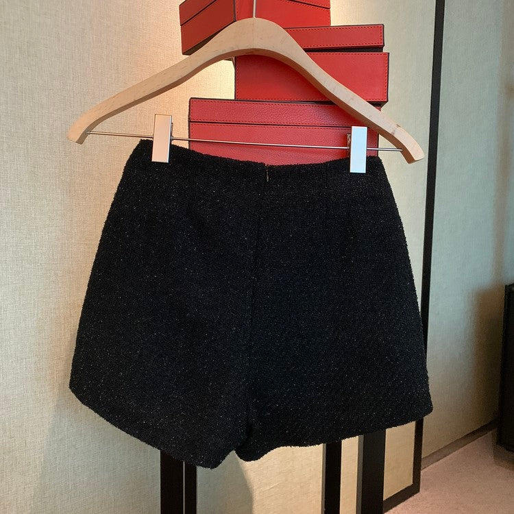 CGS9652-70B 秋冬小香風高腰短褲(2色)