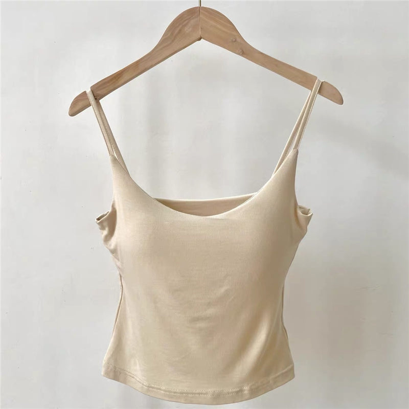 CGF9509-36H 春夏自帶2.5外擴bra顯胸內搭吊帶背心(5色)