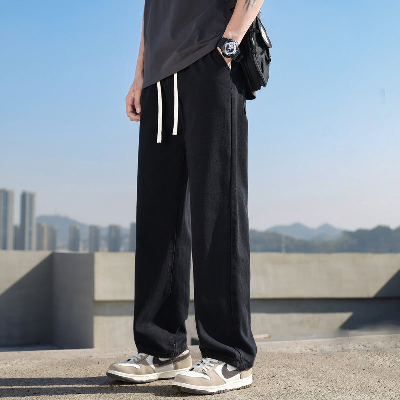 CBAT-H36-203-1B 復古水洗修身直筒牛仔褲(4色)