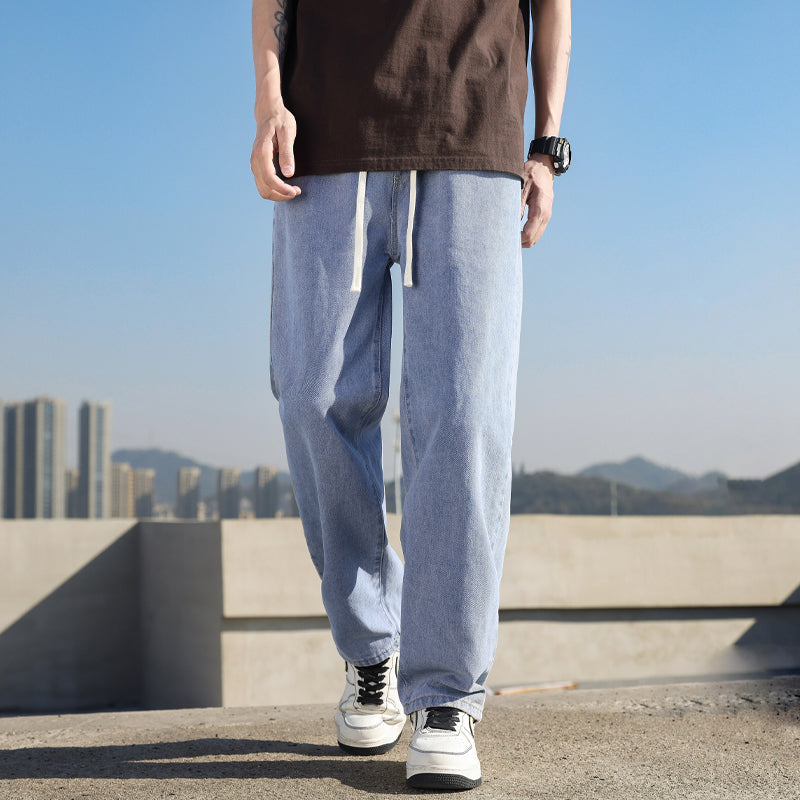 CBAT-H36-203-1B 復古水洗修身直筒牛仔褲(4色)