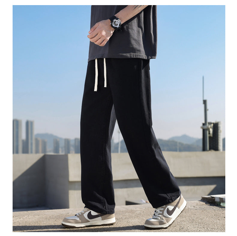 CBAT-H36-203-1B 復古水洗修身直筒牛仔褲(4色)