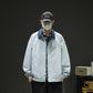CBCMD9115-1B 衝鋒衣外套寬鬆休閒翻領夾克春秋工裝登山服(4色)
