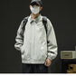CBCMD9115-1B 衝鋒衣外套寬鬆休閒翻領夾克春秋工裝登山服(4色)