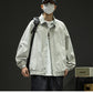 CBCMD9115-1B 衝鋒衣外套寬鬆休閒翻領夾克春秋工裝登山服(4色)