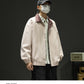 CBCMD9115-1B 衝鋒衣外套寬鬆休閒翻領夾克春秋工裝登山服(4色)