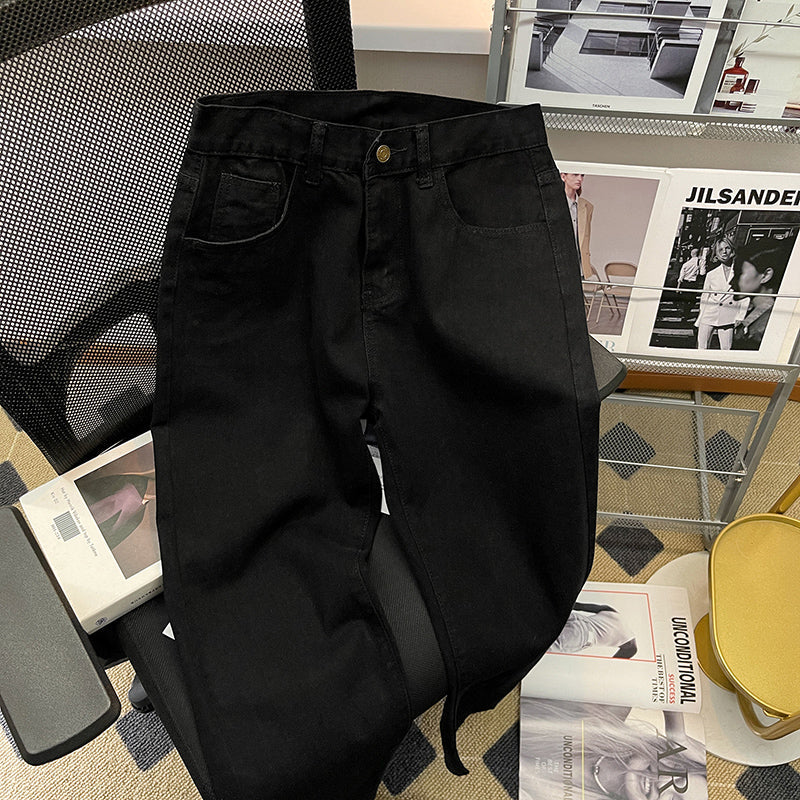 CBATS-G22-303-1B 牛仔褲寬鬆直筒休閒褲(4色)