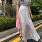CGB1903-36H 小清新甜美碎花連衣裙夏季V領長裙泡泡袖韓國chic(2色)