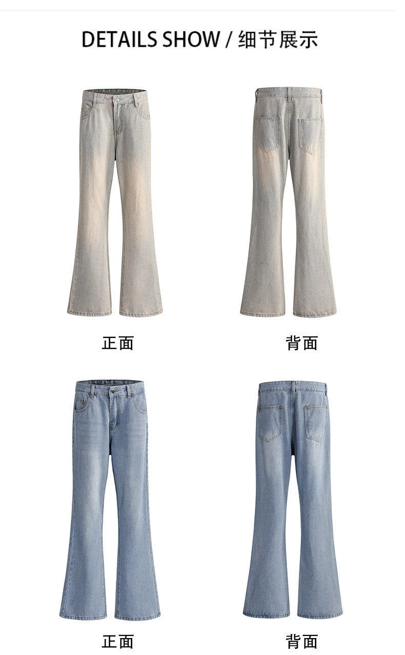 CBAYD740-203-1B 日常通勤款cleanfit潮牌爆款微喇叭牛仔長褲(5色)