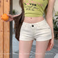CGSE8-0826-81B 美臀低腰短褲修身牛仔褲(4色)