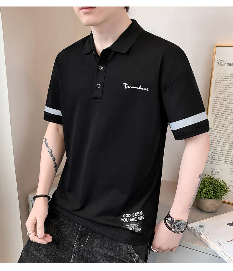 CBEJH2105-1B 短袖T恤襯衫領男夏季POLO衫(3色)