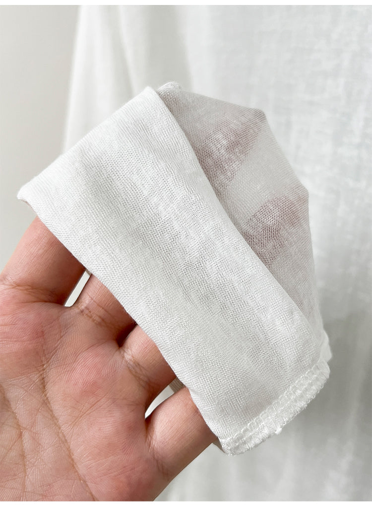 CGD07175-3-42B 夏季開叉露肩防曬寬鬆薄款長袖T恤(2色)