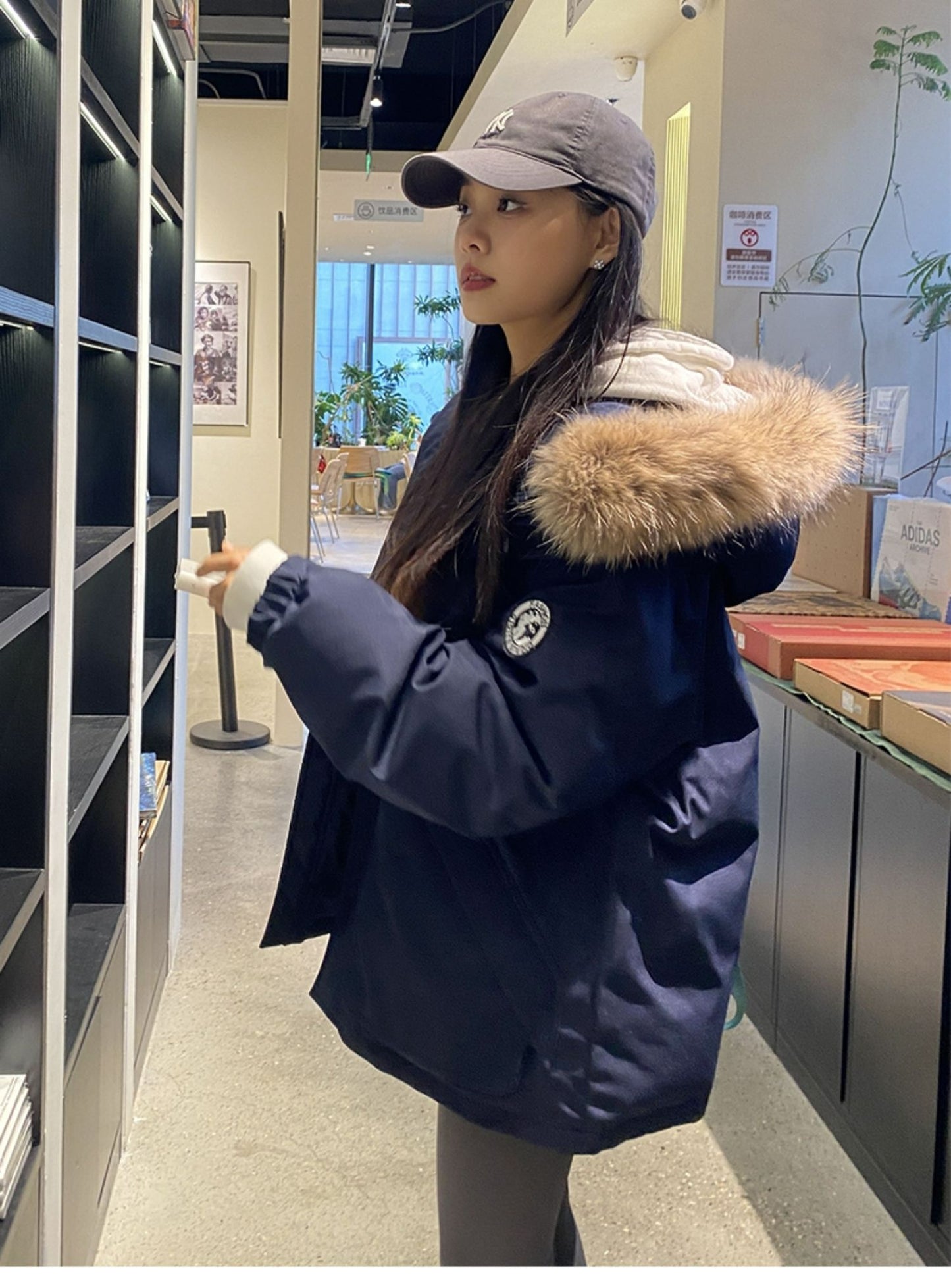 CGC9210-36H  工裝羽絨服派克服短款冬季毛領加厚外套(3色)