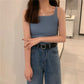 📺︎︎ CGF0572-9B  雙層加絨針織吊帶背心女內搭無袖彈力打底衫(4色)