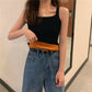📺︎︎ CGF0572-9B  雙層加絨針織吊帶背心女內搭無袖彈力打底衫(4色)