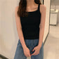 📺︎︎ CGF0572-9B  雙層加絨針織吊帶背心女內搭無袖彈力打底衫(4色)