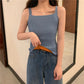 📺︎︎ CGF0572-9B  雙層加絨針織吊帶背心女內搭無袖彈力打底衫(4色)