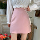 CGS131-79B 夏季基礎開叉半身裙A字裙(多色可選)