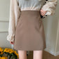 CGS131-79B 夏季基礎開叉半身裙A字裙(多色可選)