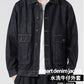 CBCFSK9027-1B 秋冬季不掉色天絲牛仔外套休閒夾克上衣