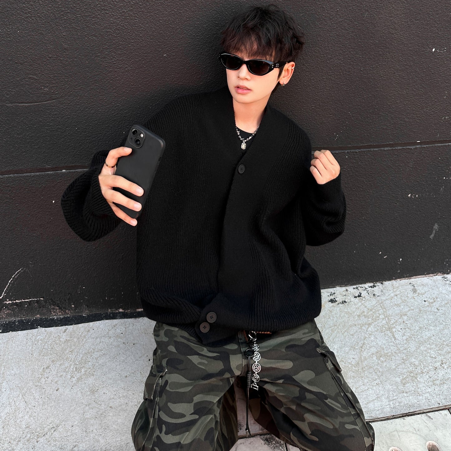 CBC5518JM-72B 春秋季開衫毛衣針織外套(2色)