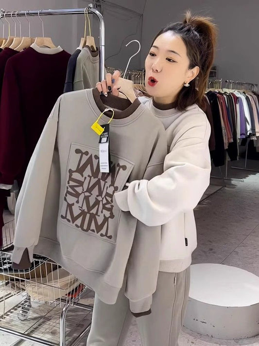 📺︎︎ CGD441268-6B 拼接假兩件加絨上衣(常規.加絨款)