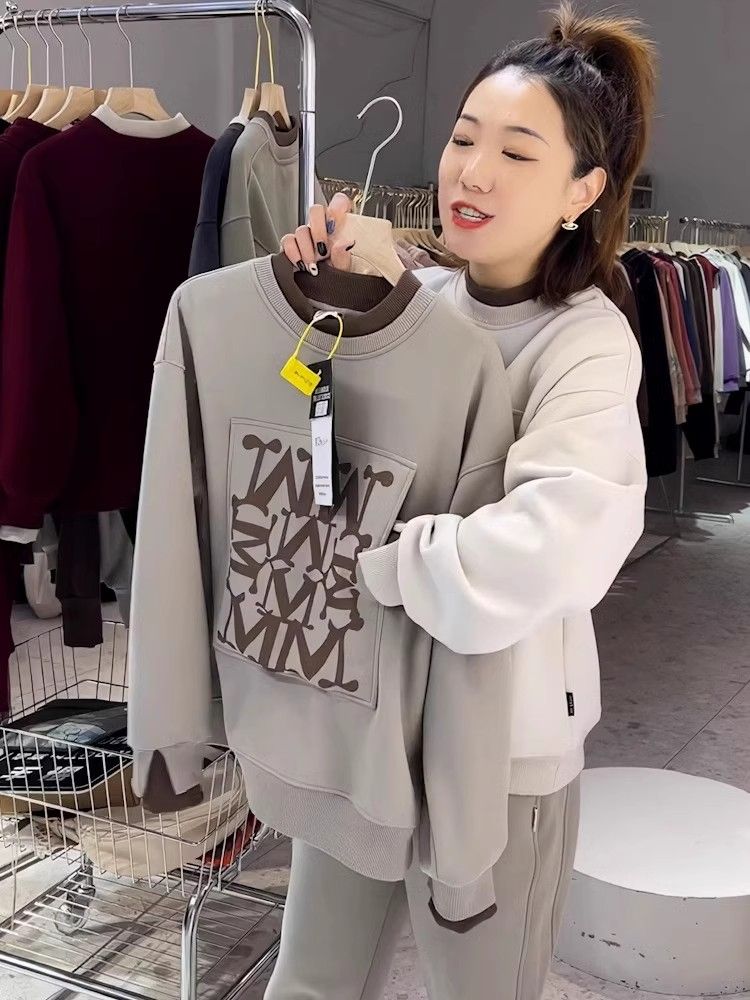 📺︎︎ CGD441268-6B 拼接假兩件加絨上衣(常規.加絨款)