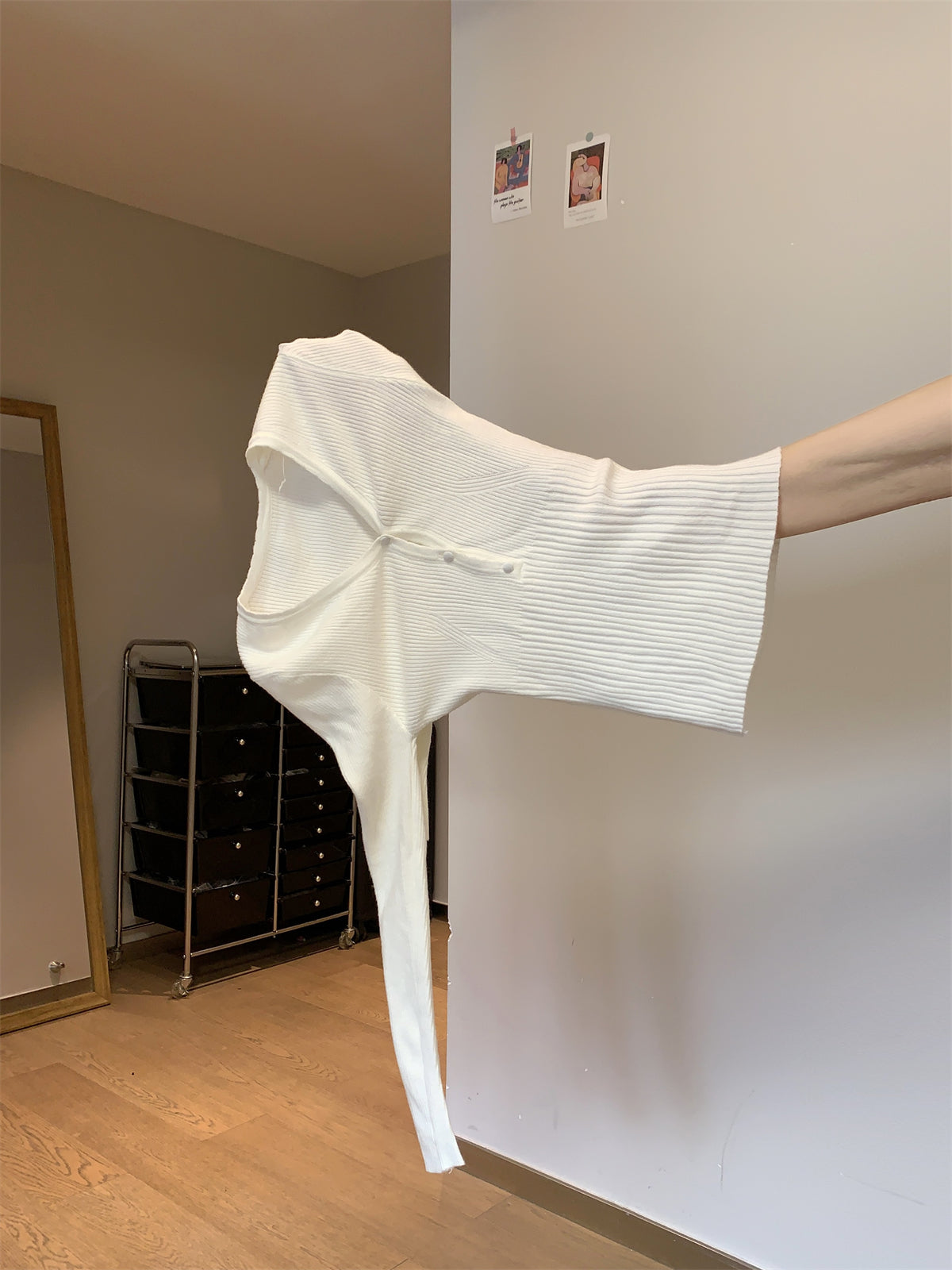 CGD7359-56B 秋冬V領安迪絨針織打底衫毛衣(5色)