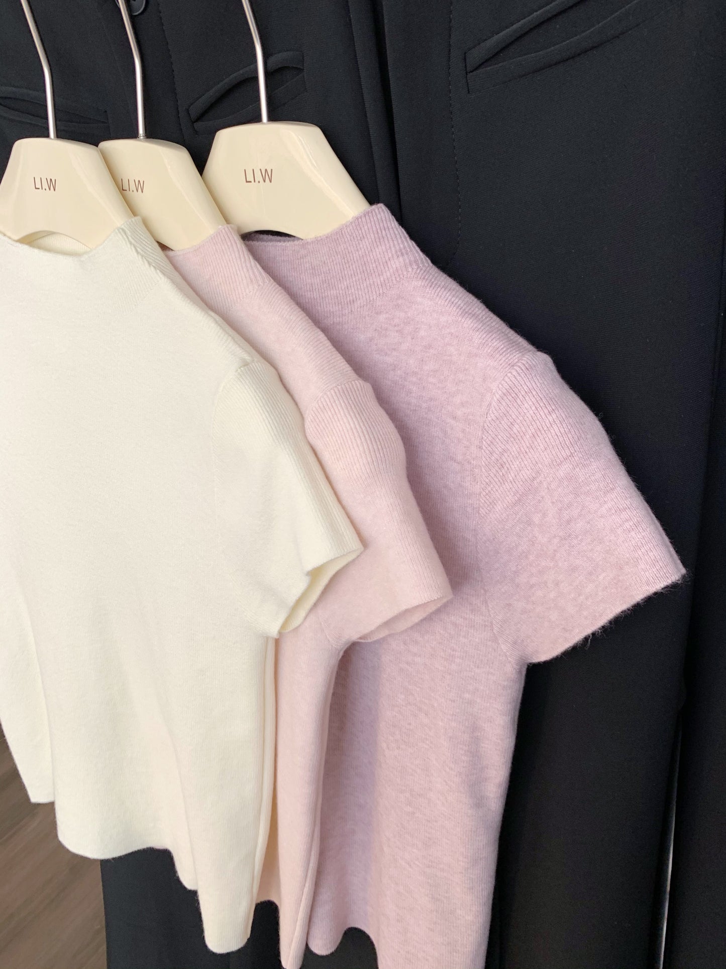 CGE5330-80B 半高領短袖T恤針織打底衫(多色可選)