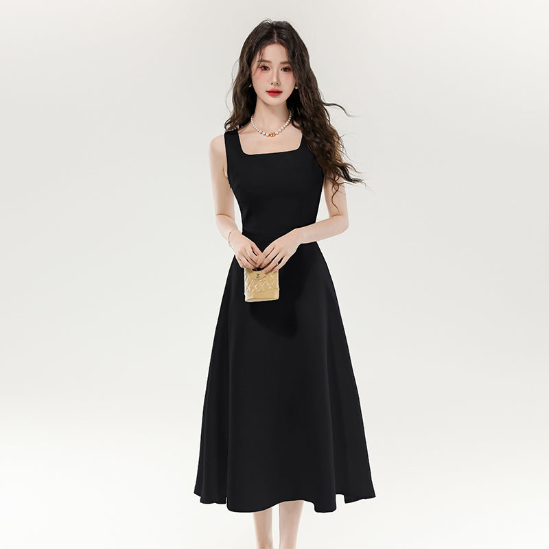 CGB5692-70B 簡約時尚長裙連衣裙(2色)