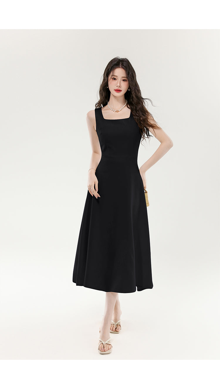 CGB5692-70B 簡約時尚長裙連衣裙(2色)