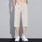 CBSBYD88-84B 夏季冰絲速乾七分褲休閒百搭寬鬆直筒7分褲(3色)