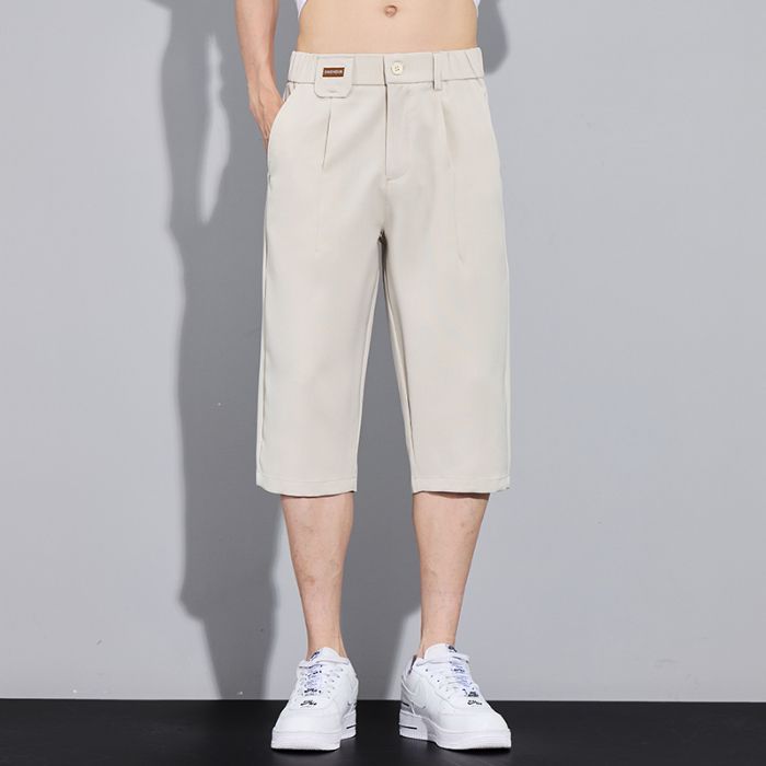 CBSBYD88-84B 夏季冰絲速乾七分褲休閒百搭寬鬆直筒7分褲(3色)