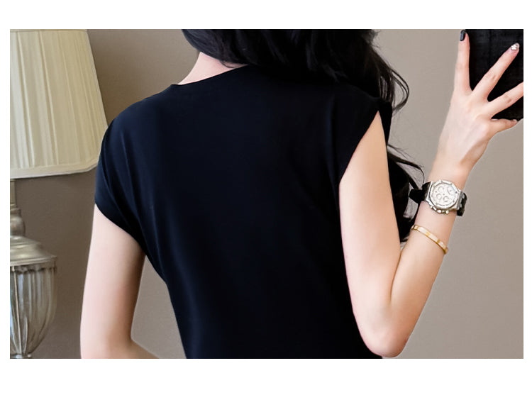 📺︎︎ CGB3652-121B 抽繩魚尾不規則中長款連衣裙