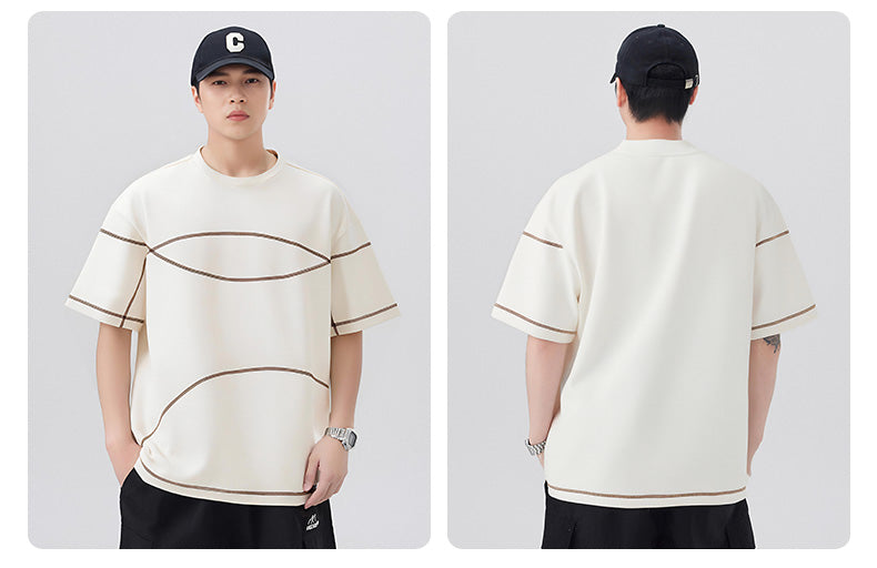 CBEMYY25-303-65B 夏季冰絲短袖寬鬆速幹T恤(3色)