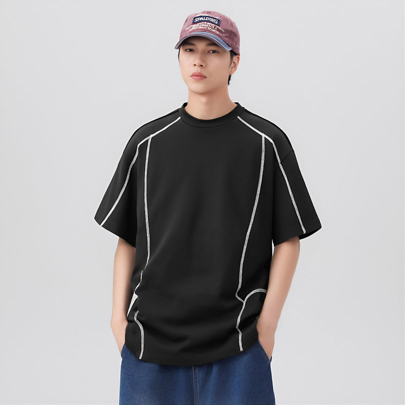 CBEMYY25-302-65B 夏季冰絲短袖寬鬆速乾T恤(4色)