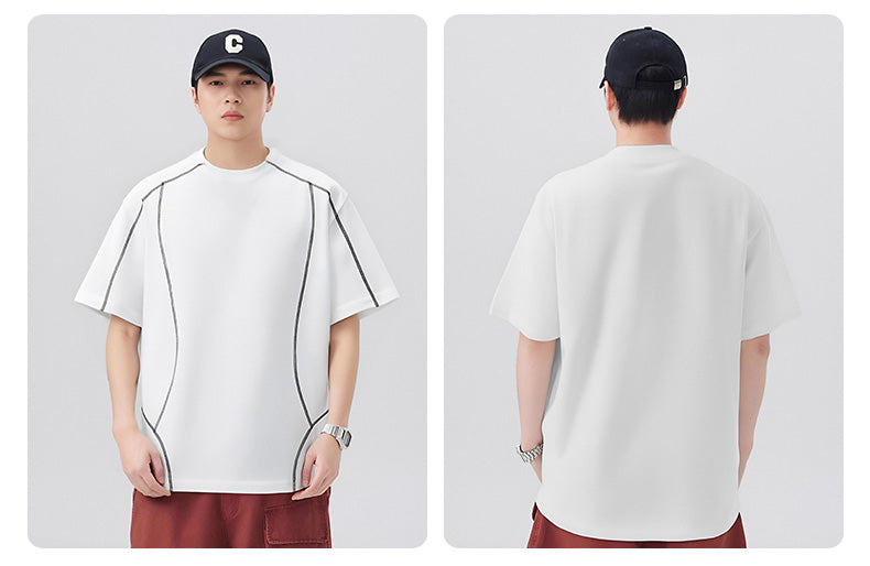 CBEMYY25-302-65B 夏季冰絲短袖寬鬆速乾T恤(4色)