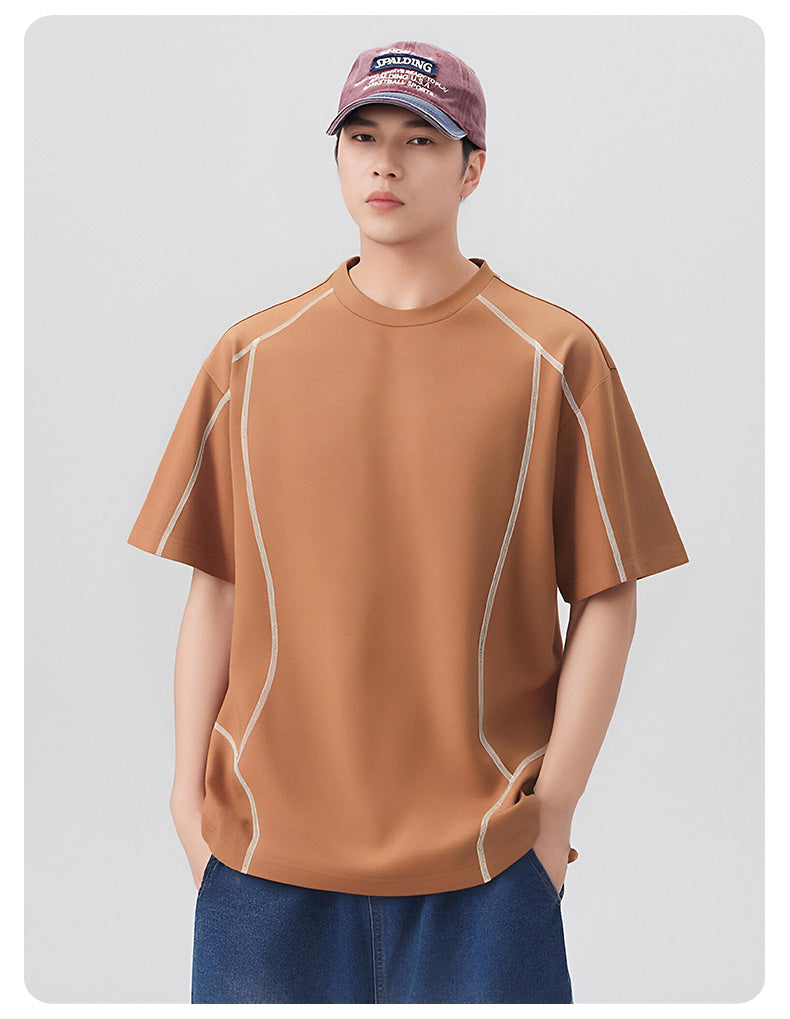 CBEMYY25-302-65B 夏季冰絲短袖寬鬆速乾T恤(4色)