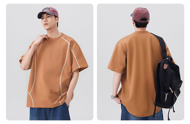 CBEMYY25-302-65B 夏季冰絲短袖寬鬆速乾T恤(4色)