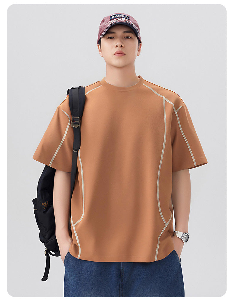 CBEMYY25-302-65B 夏季冰絲短袖寬鬆速乾T恤(4色)