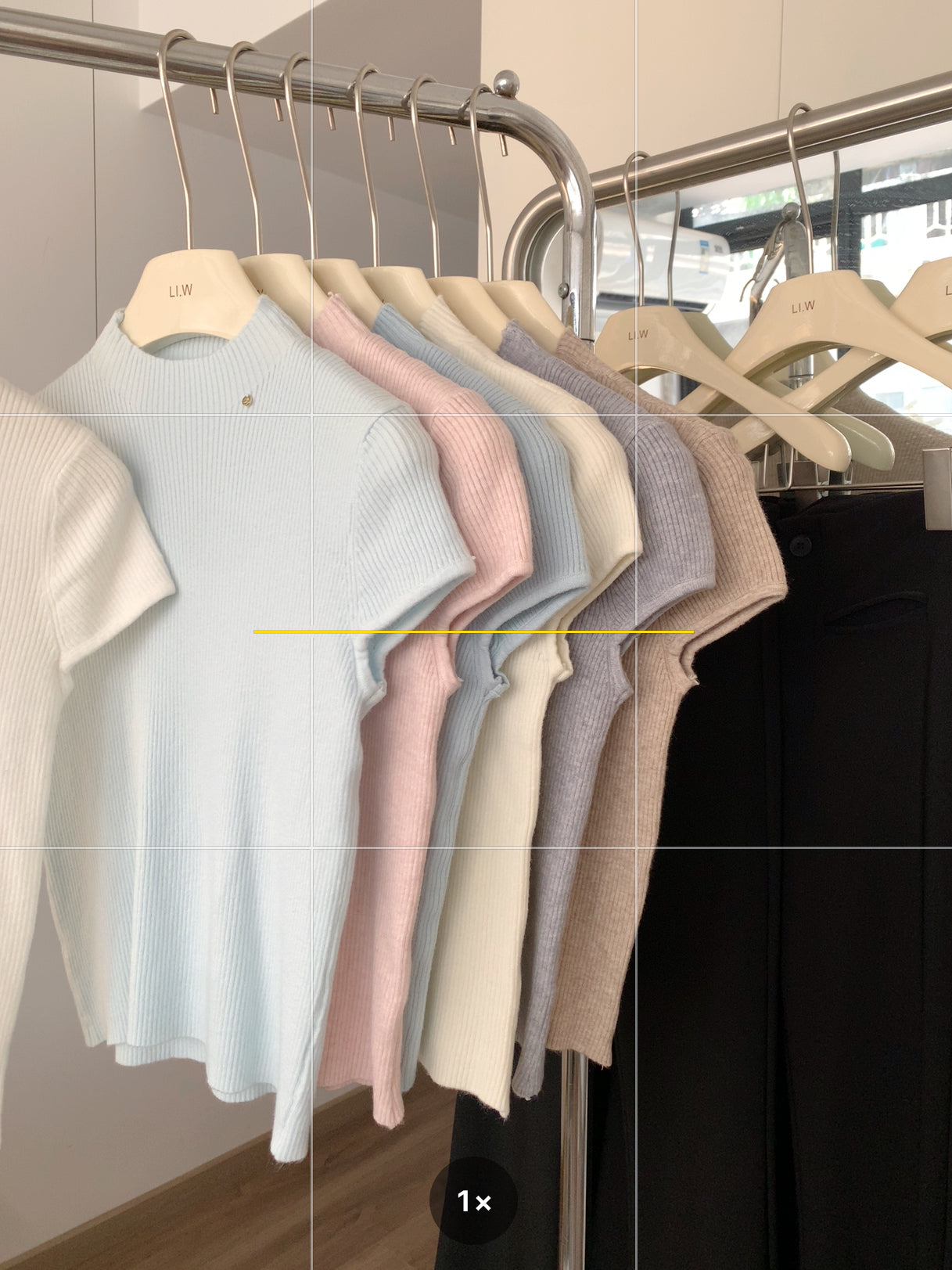 📺︎︎ CGE5914-1-80B 短款修身上衣夏季氣質短袖T恤(7色)