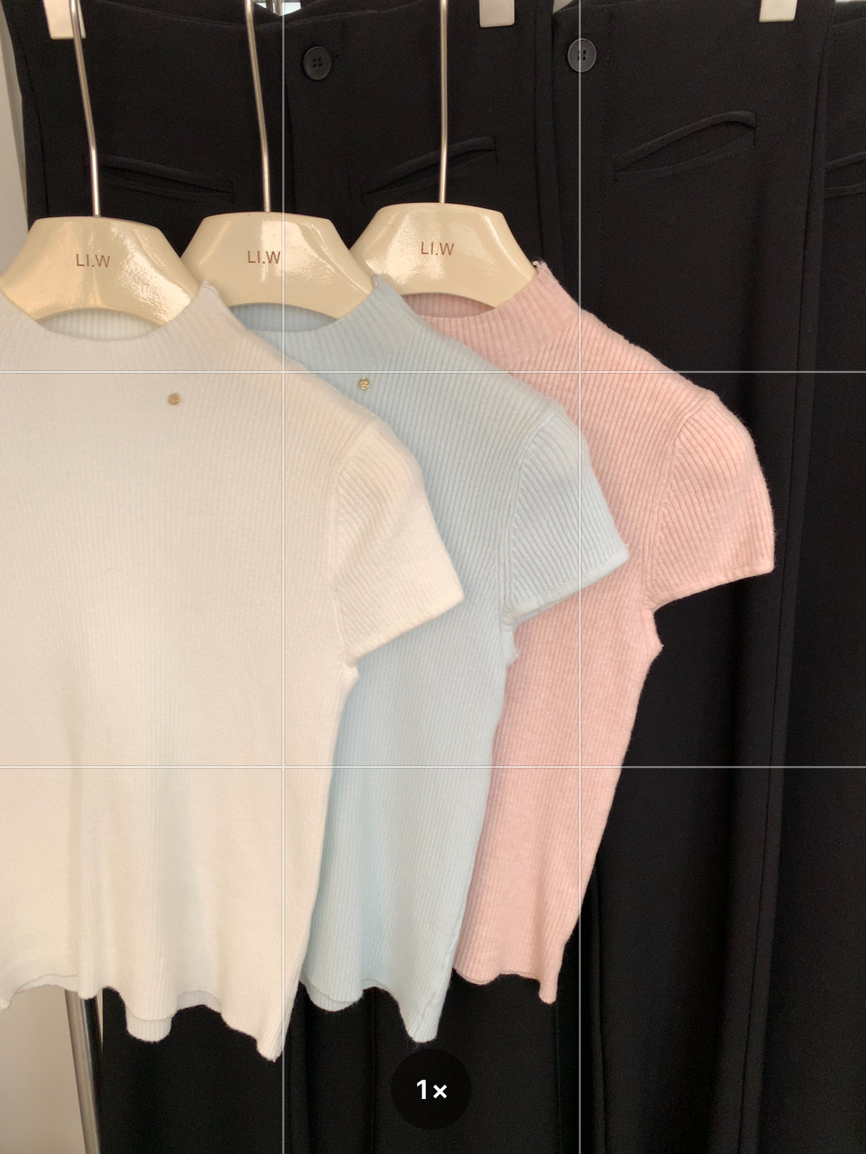 📺︎︎ CGE5914-1-80B 短款修身上衣夏季氣質短袖T恤(7色)