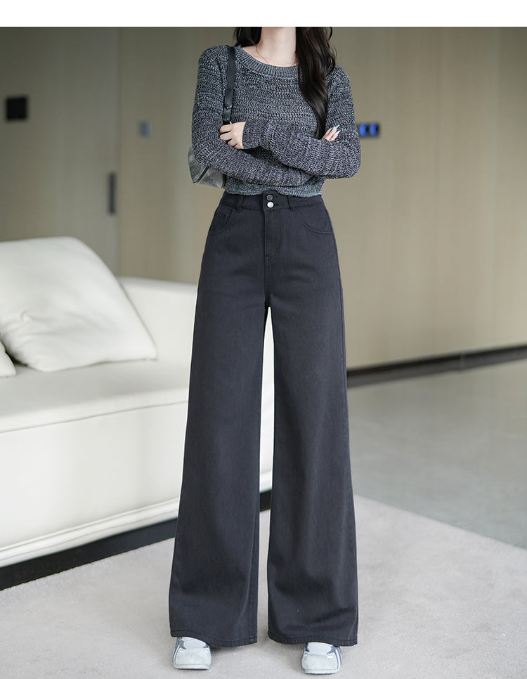 📺︎︎ CGA207-36H 加絨顯瘦百搭秋冬牛仔褲(2色.加絨與不加絨款)