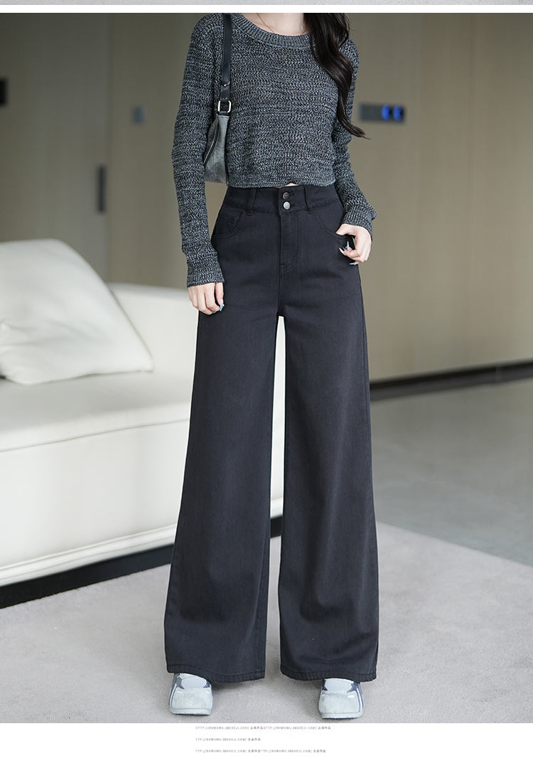 📺︎︎ CGA207-36H 加絨顯瘦百搭秋冬牛仔褲(2色.加絨與不加絨款)