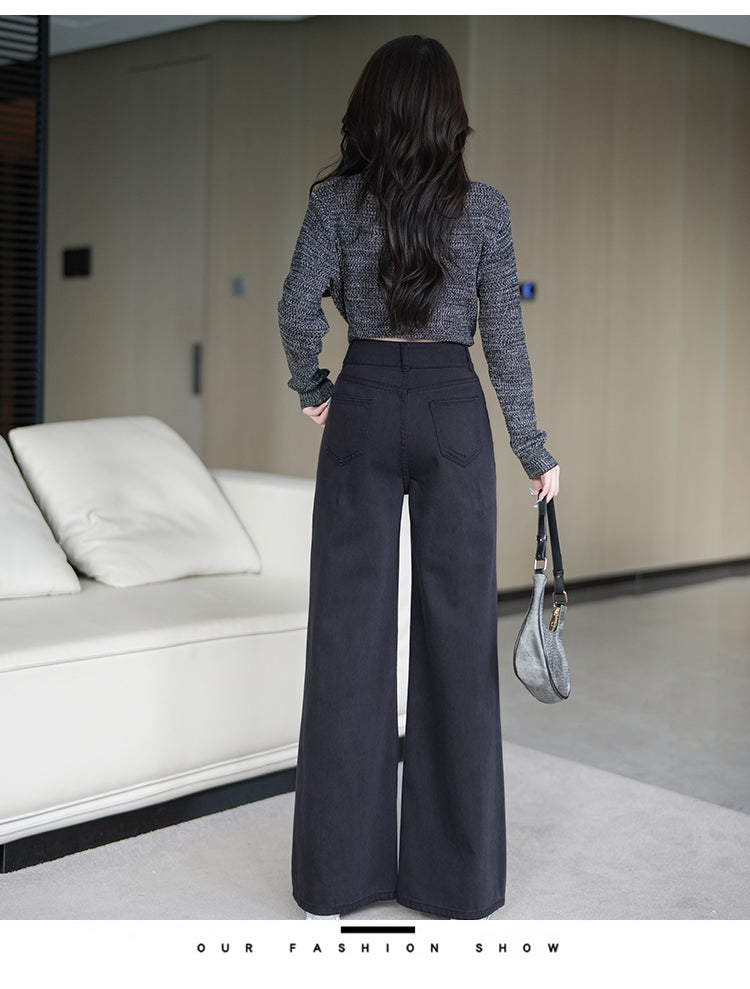 📺︎︎ CGA207-36H 加絨顯瘦百搭秋冬牛仔褲(2色.加絨與不加絨款)