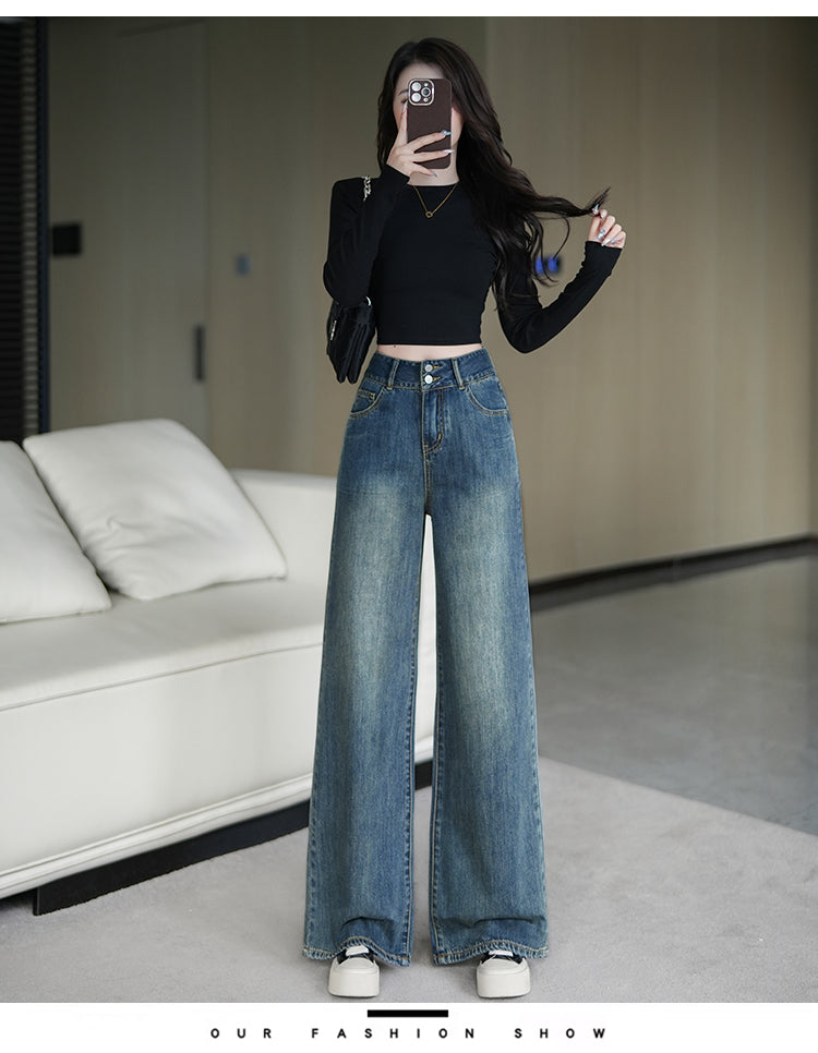 📺︎︎ CGA207-36H 加絨顯瘦百搭秋冬牛仔褲(2色.加絨與不加絨款)