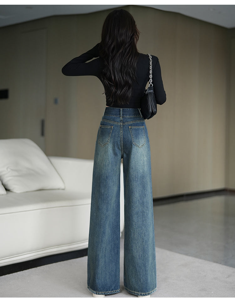 📺︎︎ CGA207-36H 加絨顯瘦百搭秋冬牛仔褲(2色.加絨與不加絨款)