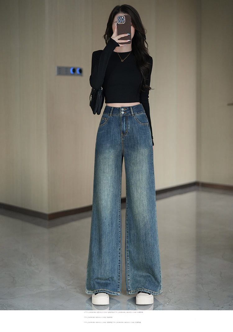 📺︎︎ CGA207-36H 加絨顯瘦百搭秋冬牛仔褲(2色.加絨與不加絨款)