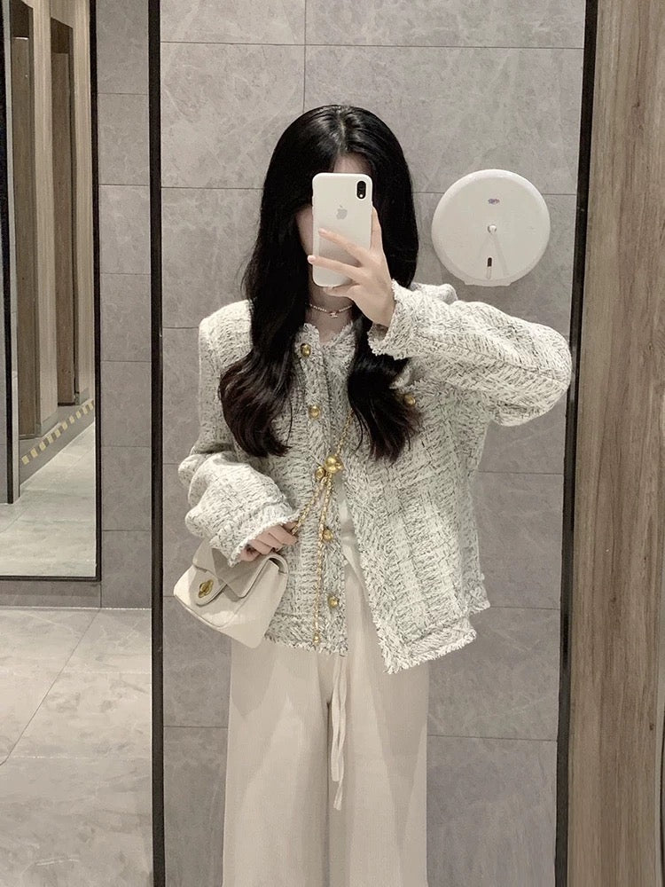 CGCXY 593-1-137B 春秋季有內裡粗花呢羊毛西裝外套